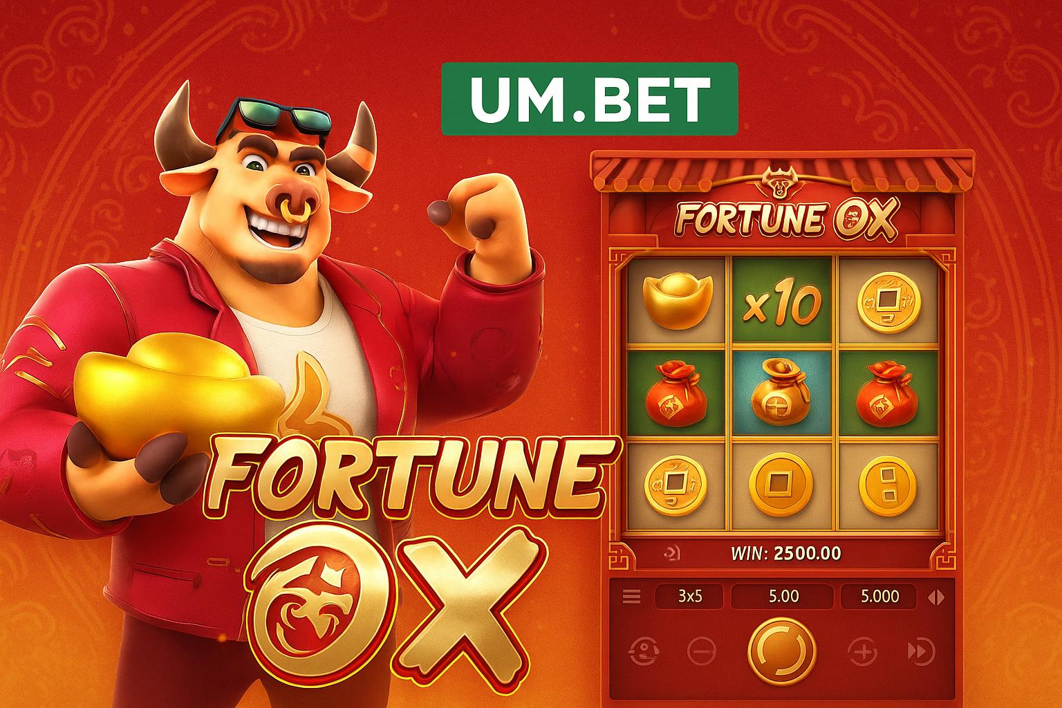 Fortune Ox no UM.BET   - Aposte Agora e Reivindique Seus Ganhos