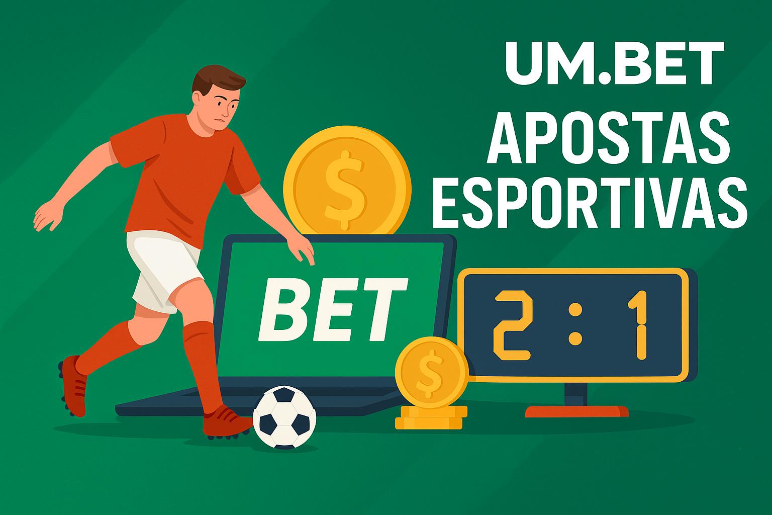 Apostas esportivas no cassino online UM.BET  