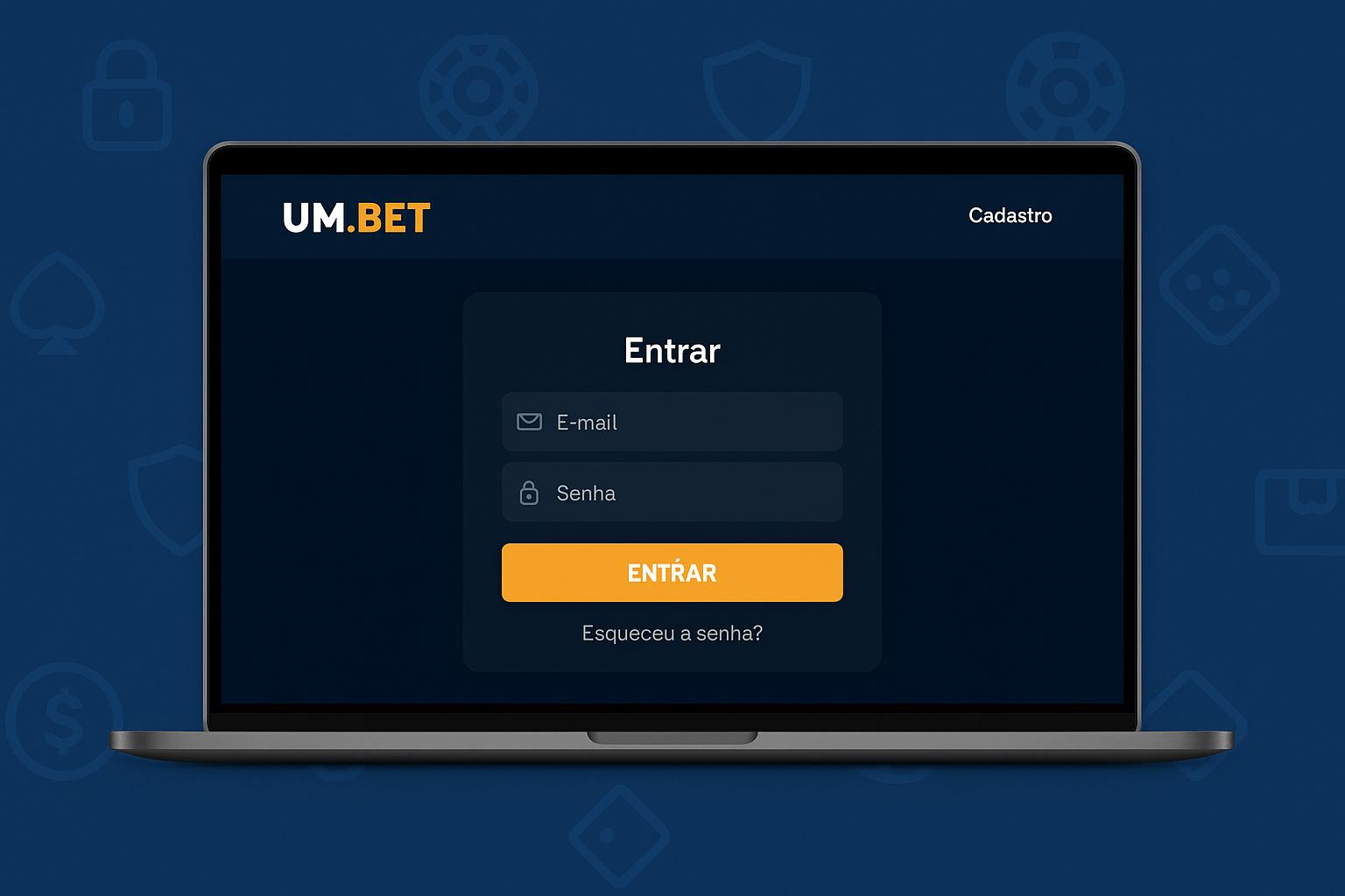 Criar uma nova Conta no plataforma UM.BET  